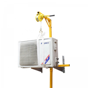 Foldable Air Conditioner Lifting Crane with Hand Winch